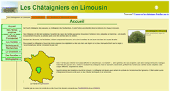Desktop Screenshot of chataignier-limousin.com